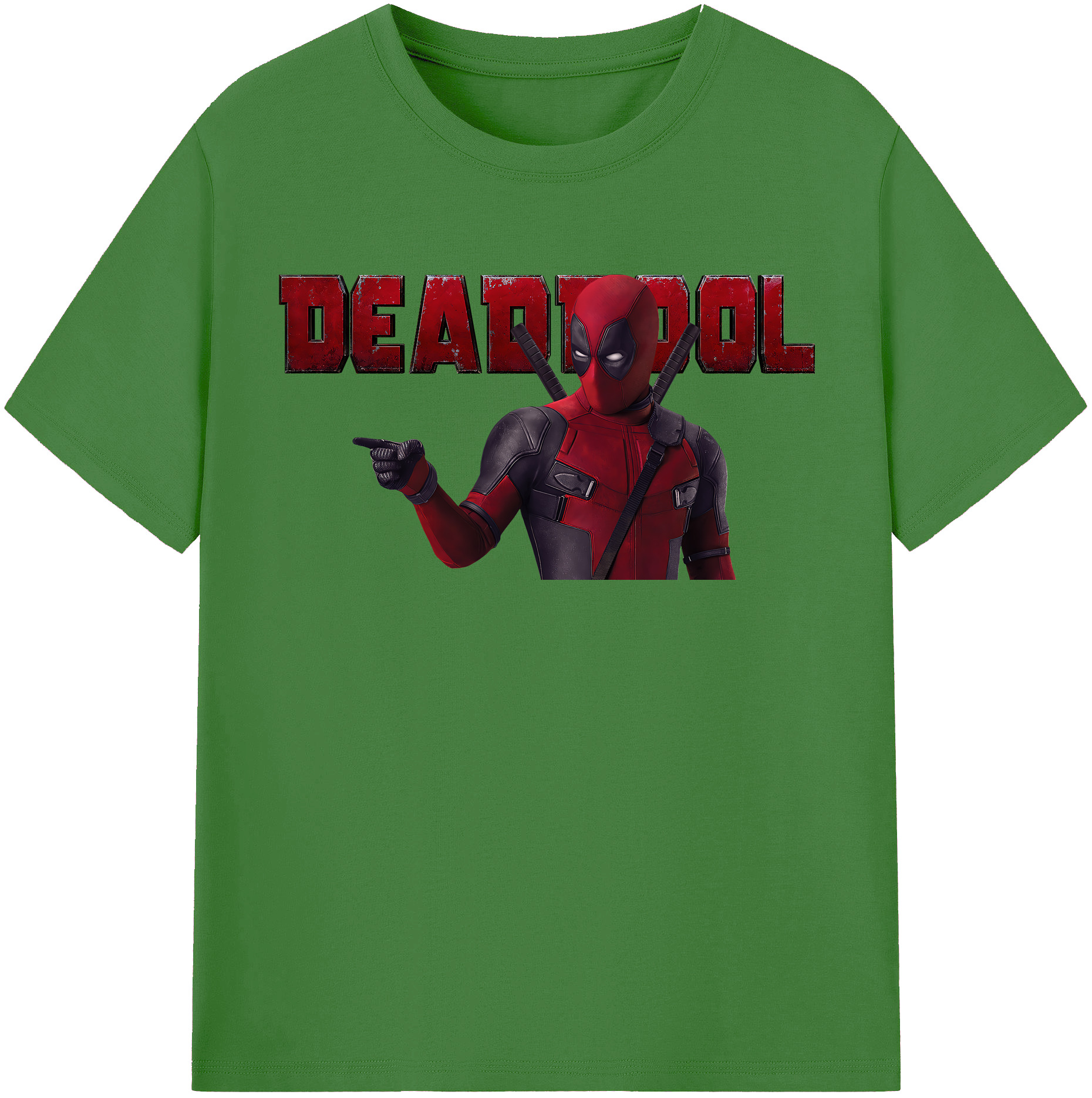 （画像用） Deadpool デッドプール レディースカジュアルプリントTシャツ（綿100％）